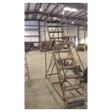 Rolling stepladder, 10