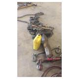 Come alongs and chain