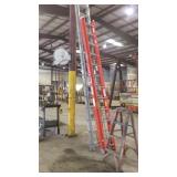 Werner fiberglass extension ladder 24 feet
