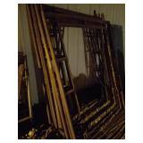 Eight pieces of tall scaffolding