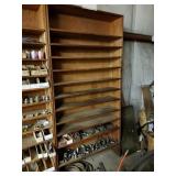 Wooden storage cabinets approximately 12 inches