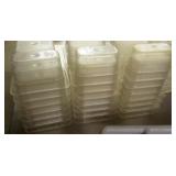 Twenty One 1/9  Foor Inch Lexan Pans (no lids)