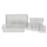 CLEAR FOOD PANS