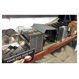 WIRE SHELF AND CONTENTS