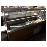 Duke Cold Buffet table with sneeze gaurds