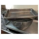 SS PANS AND COLANDER