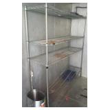 WIRE SHELVING UNIT, 18 x 72