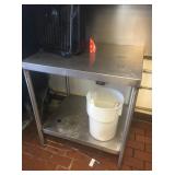 SS WORK TABLE, 27 x 33
