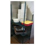 WIRE SHELVING UNIT, 24 x 36