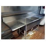 SS 2 COMPARTMENT SINK