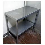 SS WORK TABLE, 20 x 36