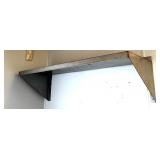 SS WALL SHELF, 16 X 48