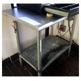 SS WORK TABLE, 24 X 36