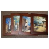 SET OF 4 SEASCAPE PICTURES