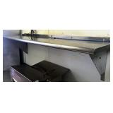 SS WALL SHELF, 72"