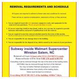 REMOVAL TERMS (do not bid on this lot, only LOT 4)