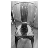 METAL DINING CHAIR (black)