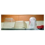 ASSORTED PLASTIC CONTAINERS