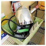 TEA POT AND ASSORTED ITEMS