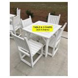 TABLE AND 2 CHAIR SET