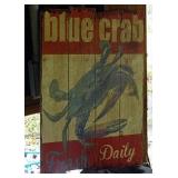 Blue Crab Sign