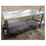 PREP TABLE WITH CAN OPENER