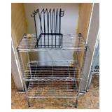 CHROME METRO AND DRYING RACK