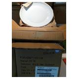 WHITE CHINA PLATES-new in box