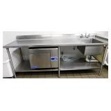 SS WORK TABLE W/SINK