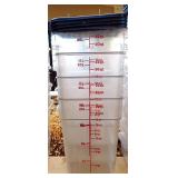 CAMBRO storage tubs