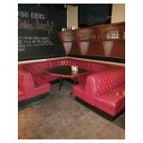 LARGE CORNER BOOTH SET