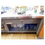 STEAM TABLE, PREP COOLER & POS TABLE