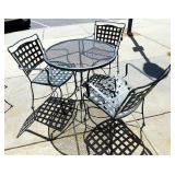 OUTDOOR TABLE & CHAIRS