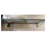 WALL SHELVING (above stainless table)