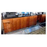 GRANITE TOP BACK BAR CABINET