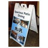SANDWICH BOARD SIGN