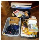 BUS TUBS WITH ASST ITEMS