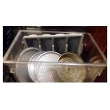 LARGE STORAGE TUB AND CONTENTS