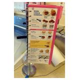 RECIPE/ADVERTISING STAND