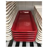 6 X 14 Red Trays