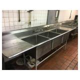 Three Compartment Sink