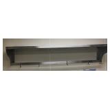 SS WALL SHELF/POT RACK