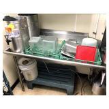 SS CLEAN DISH TABLE