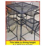 Patio dining table