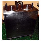 SS PLATE STORAGE CART