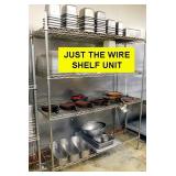 WIRE SHELF UNIT