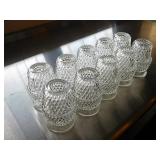 GLASS CANDLE HOLDERS