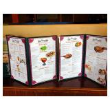 4 PAGE MENU COVERS