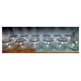 GLASS CANDLE HOLDERS
