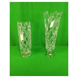 Tall glass web sculptures Tall glass web sculptures